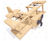 Biplane - wooden aeroplane climbing frame for early years playgrounds 1