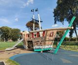 Creating an inclusive pirate ship themed Green Flag play area - Cliff Park - on this page