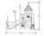 Perimeter Wall - wooden playground structure with slide and towers 2