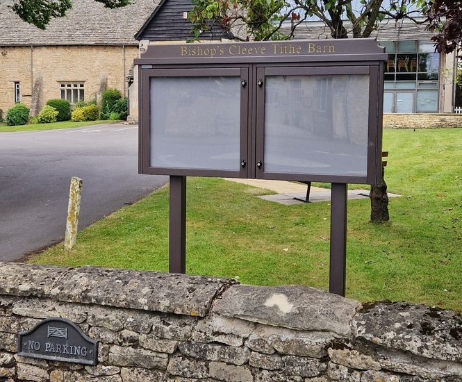 Man-made Timber (MmT) - recycled plastic outdoor noticeboards