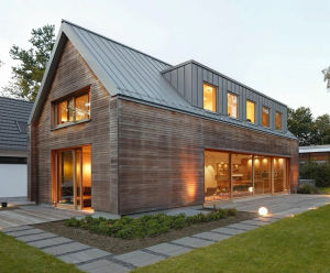 RHEINZINK Angled Standing Seam - zinc roof panels for pitched roofs