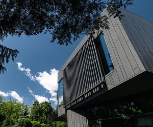 RHEINZINK SF 25 Reveal Panel - zinc facade cladding for buildings