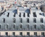 RHEINZINK Click Roll Cap - zinc roof panels for low pitch roofing - on this page