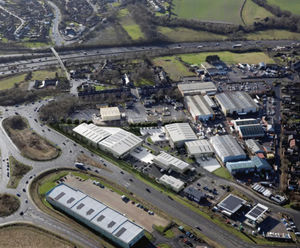 SDS Weholite stormwater attenuation system for new business park