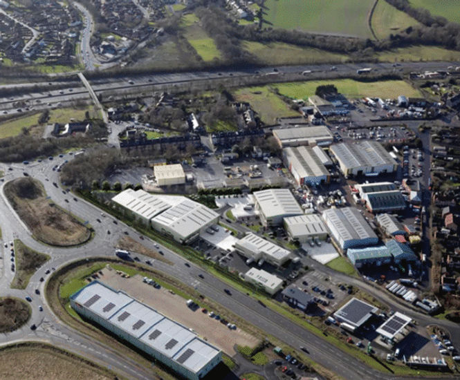 SDS Weholite stormwater attenuation system for new business park
