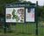 Cavalier combination display notice board and graphic panel 0