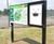 Fusilier™ - combination display outdoor noticeboard with graphic panel 2