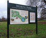Richmond - combination display outdoor noticeboard with graphic panel