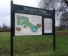 Richmond - combination display outdoor noticeboard with graphic panel