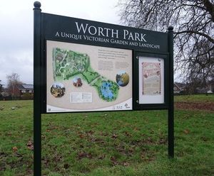 Richmond - combination display outdoor noticeboard with graphic panel
