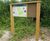 Bowman B combination display - oak notice board with cork pinboard 1