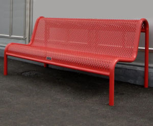 Station - contemporary steel or stainless steel outdoor seating