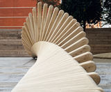 Bespoke Moveart Sculptures blend in seamlessly at Nine Elms, London - on this page