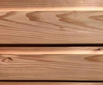 Western Red Clear Grade 2 Cedar Shiplap Cladding - timber wall cladding