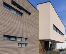 WEO Classic Silver - composite wood effect wall cladding for exterior use