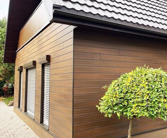 WEO Classic Ipe - composite wood effect wall cladding for exterior use