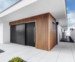 WEO35 Cladding Cedar - composite wood effect wall cladding for exterior use