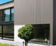 WEO35 Cladding Light Grey - composite wood effect cladding for exterior use