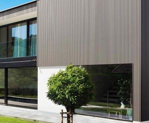 WEO35 Cladding Light Grey - composite wood effect cladding for exterior use