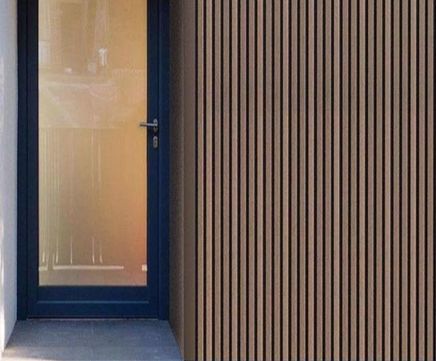 WEO35 Cladding Teak - composite wood exterior wall cladding panel