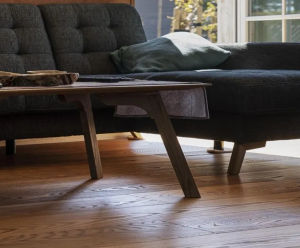 Round Wood Engineered Oak Floor Board - natural oiled flooring plank