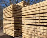 Oak Sawn Finish Sleeper - oak timber for garden beds and retaining walls