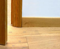 Solid Oak Skirting - unfinished oak skirting board for floors