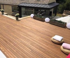 Ipe hardwood decking - hardwood decking board for outdoor use