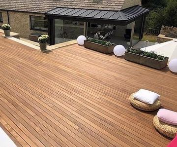 Ipe hardwood decking - hardwood decking board for outdoor use