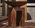 Mensa Corten U-Plinth - corten steel display plinth for garden statues 1