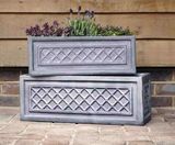 Clayfibre Windsor Planters - box, tall box & trough garden planters - on this page