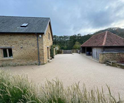 SureSet enhance the farm’s access roads in Bridport
