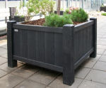 Palma Planter - recycled plastic outdoor planter for flowers and shrubs