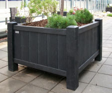 Palma Planter - recycled plastic outdoor planter for flowers and shrubs