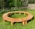 Bespoke timber tree seats 1