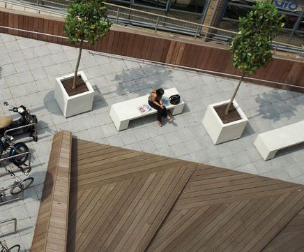 RhinoGuard® Square - HVM protective concrete planter