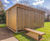 Sheldon SCS313 - enclosed sedum roofed timber cycle shelter 0