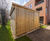 Sheldon SCS313 - enclosed sedum roofed timber cycle shelter 6