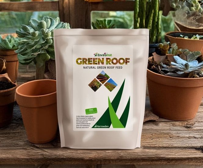 Enviromat - natural feed for sedum green roofs