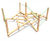 Clamber Stack® - timber, rope and steel playground climbing frames 7