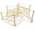 Clamber Stack® - timber, rope and steel playground climbing frames 12