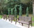 Recycled plastic posts and seating for National Memorial Arboretum 1