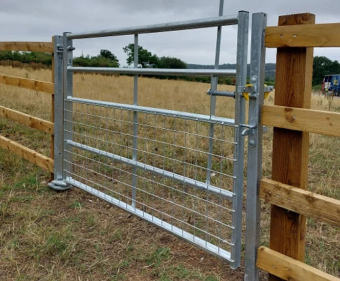 Steel bridleway gates