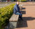 Solid Linear Top Seat - stainless steel and hardwood modular bench 6
