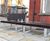 ECO - steel-framed recycled plastic outdoor bench 2