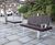 ECO - steel-framed recycled plastic outdoor bench 1