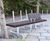 ECO - steel-framed recycled plastic outdoor bench 10