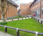 Birdsmouth recycled plastic post and rail fencing