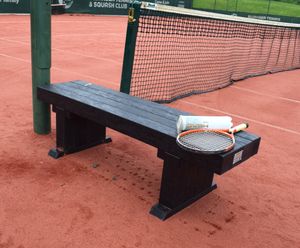 Block - recycled plastic outdoor bench