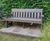 Caswell - recycled plastic outdoor bench 2